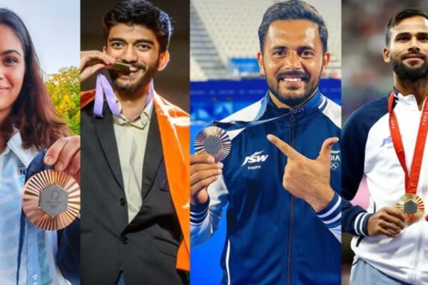 രാജ്യത്തെ പരമോന്നത കായിക ബഹുമതിയായ ഖേല്രത്ന പുരസ്കാരം പ്രഖ്യാപിച്ചു;മനു ഭാക്കറും ഗുകേഷും ഉള്പ്പെടെ നാലുപേര്ക്ക് പുരസ്ക്കാരം