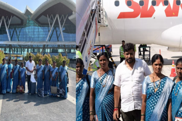 വിമാനയാത്ര ചെയ്യണം തന്റെ തൊഴിലാളികളുടെ ആഗ്രഹം നിറവേറ്റി ഗോവയിലേക്ക് യാത്ര ഒരുക്കി കർഷകൻ